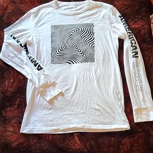 American Eagle, Long Sleeved, T-shirt, Medium Tall